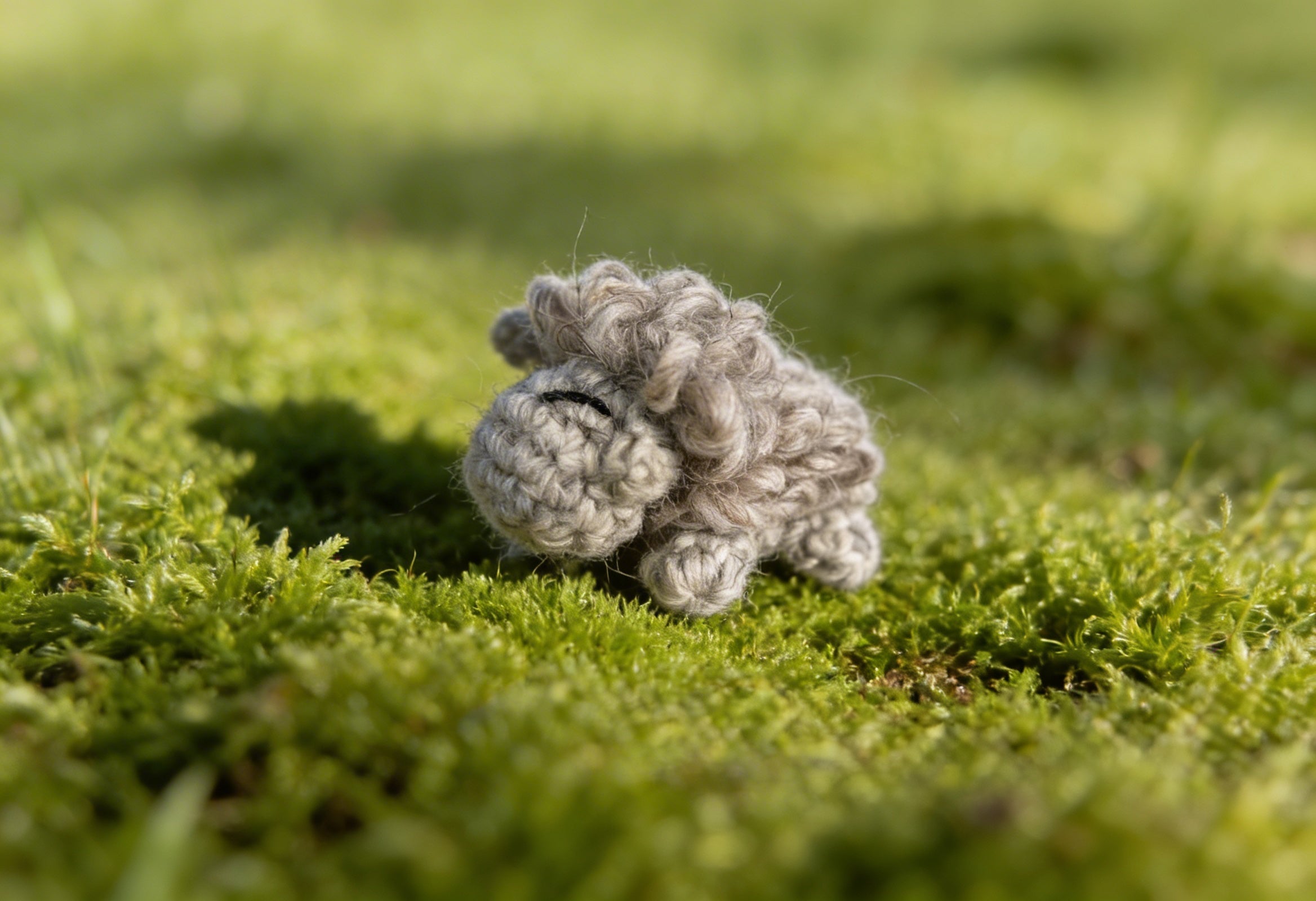 Dimma – Handmade Icelandic Lopi Sheep | Mini Crochet Figurine
