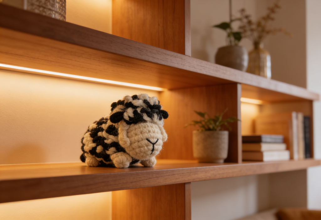 Skessa – Handmade Icelandic Crochet Sheep | 11cm