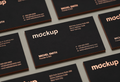 Custom business card design mockup - personalized professional print-ready digital files
